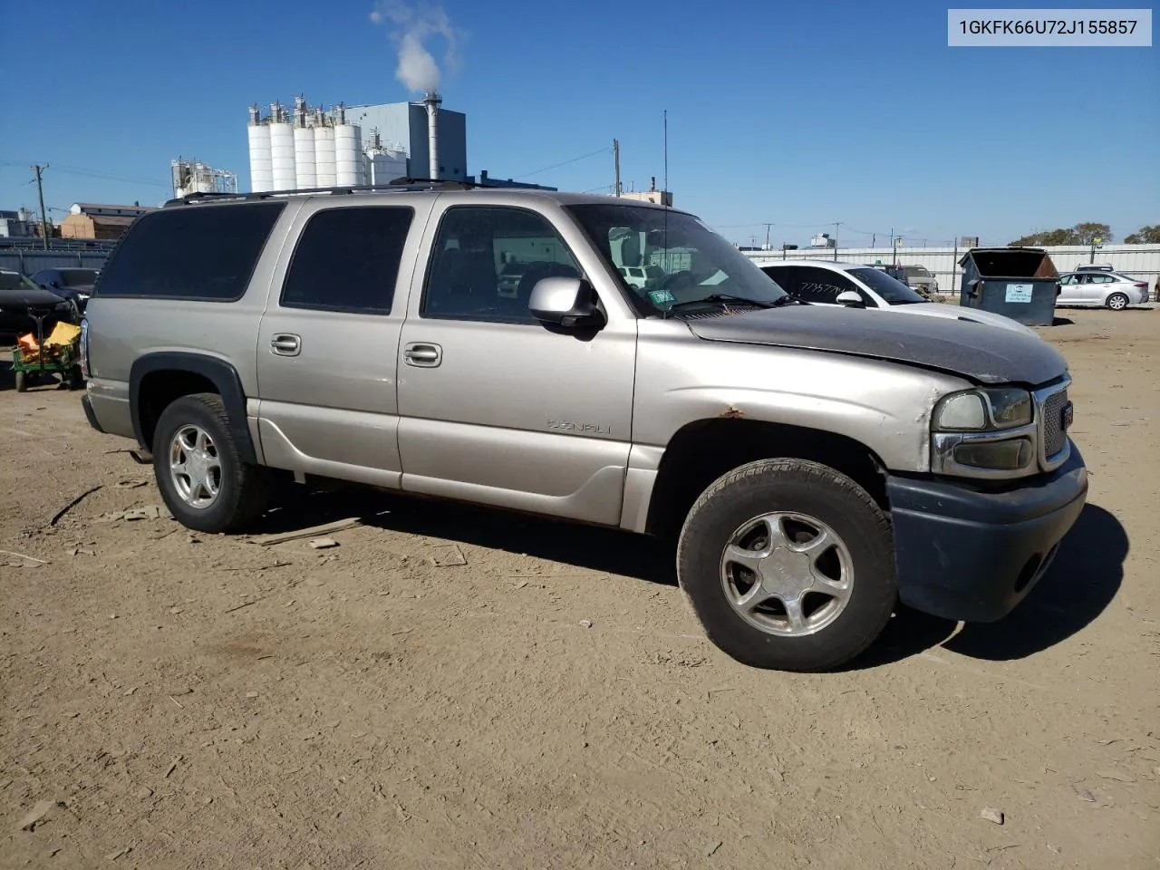 2002 GMC Denali Xl K1500 VIN: 1GKFK66U72J155857 Lot: 77367264