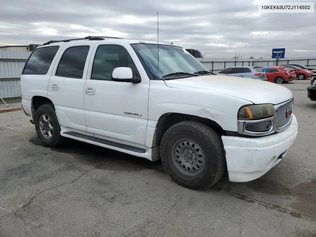 2002 GMC Denali VIN: 1GKEK63U72J114502 Lot: 78327824