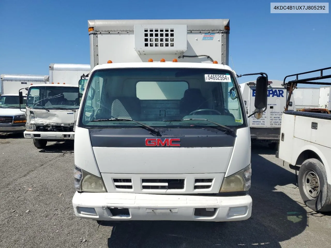 2007 GMC W4500 W45042 VIN: 4KDC4B1UX7J805292 Lot: 54652554