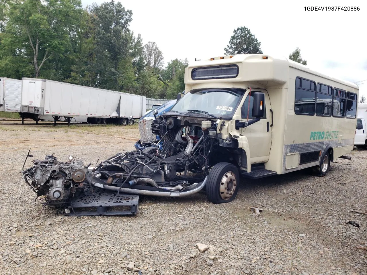 2007 GMC C4500 C4V042 VIN: 1GDE4V1987F420886 Lot: 71973204