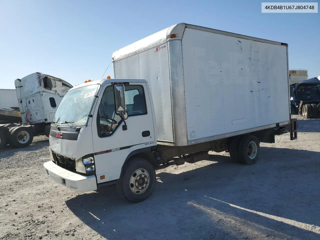 2007 GMC W3500 W35042 VIN: 4KDB4B1U67J804748 Lot: 73587724