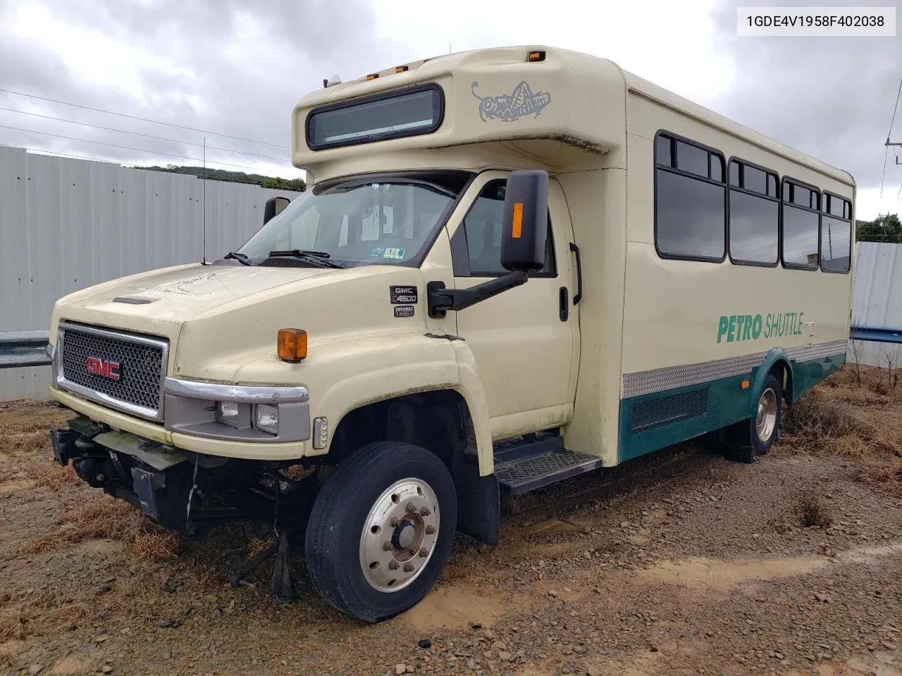 2008 GMC C4500 C4V042 VIN: 1GDE4V1958F402038 Lot: 71973434