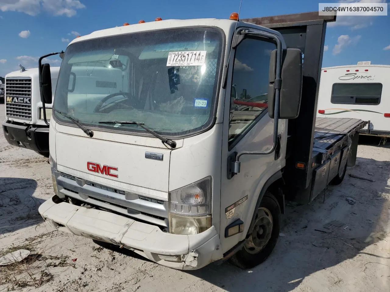 2008 GMC W4500 W45042 VIN: J8DC4W16387004570 Lot: 72351714