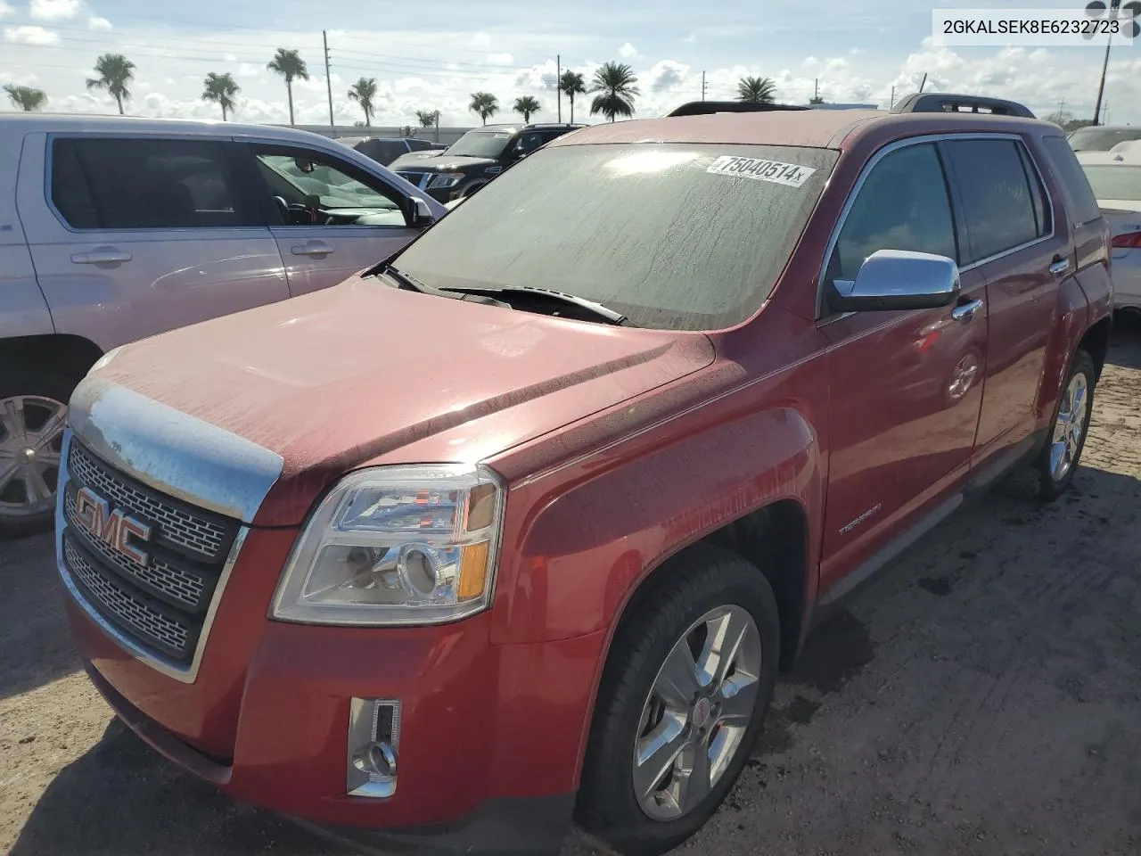 2014 GMC Terrain Slt VIN: 2GKALSEK8E6232723 Lot: 75040514