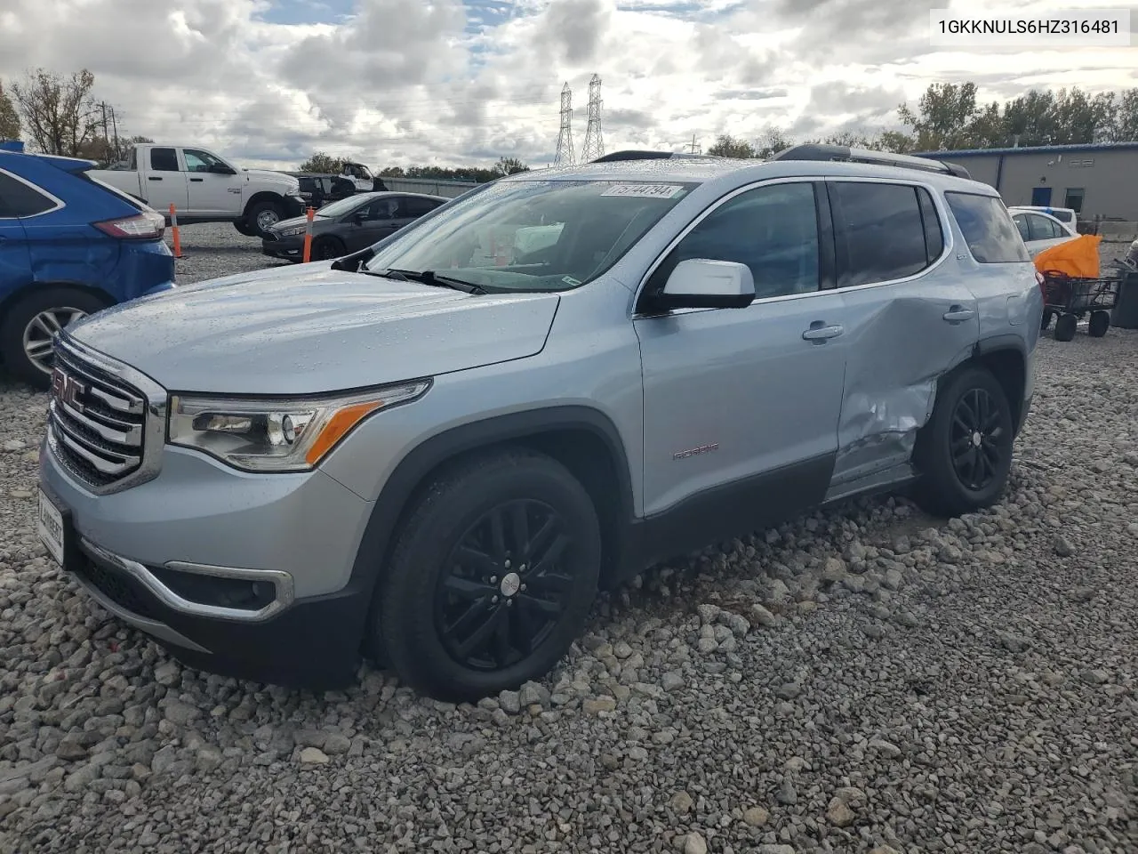 2017 GMC Acadia Slt-1 VIN: 1GKKNULS6HZ316481 Lot: 75744794