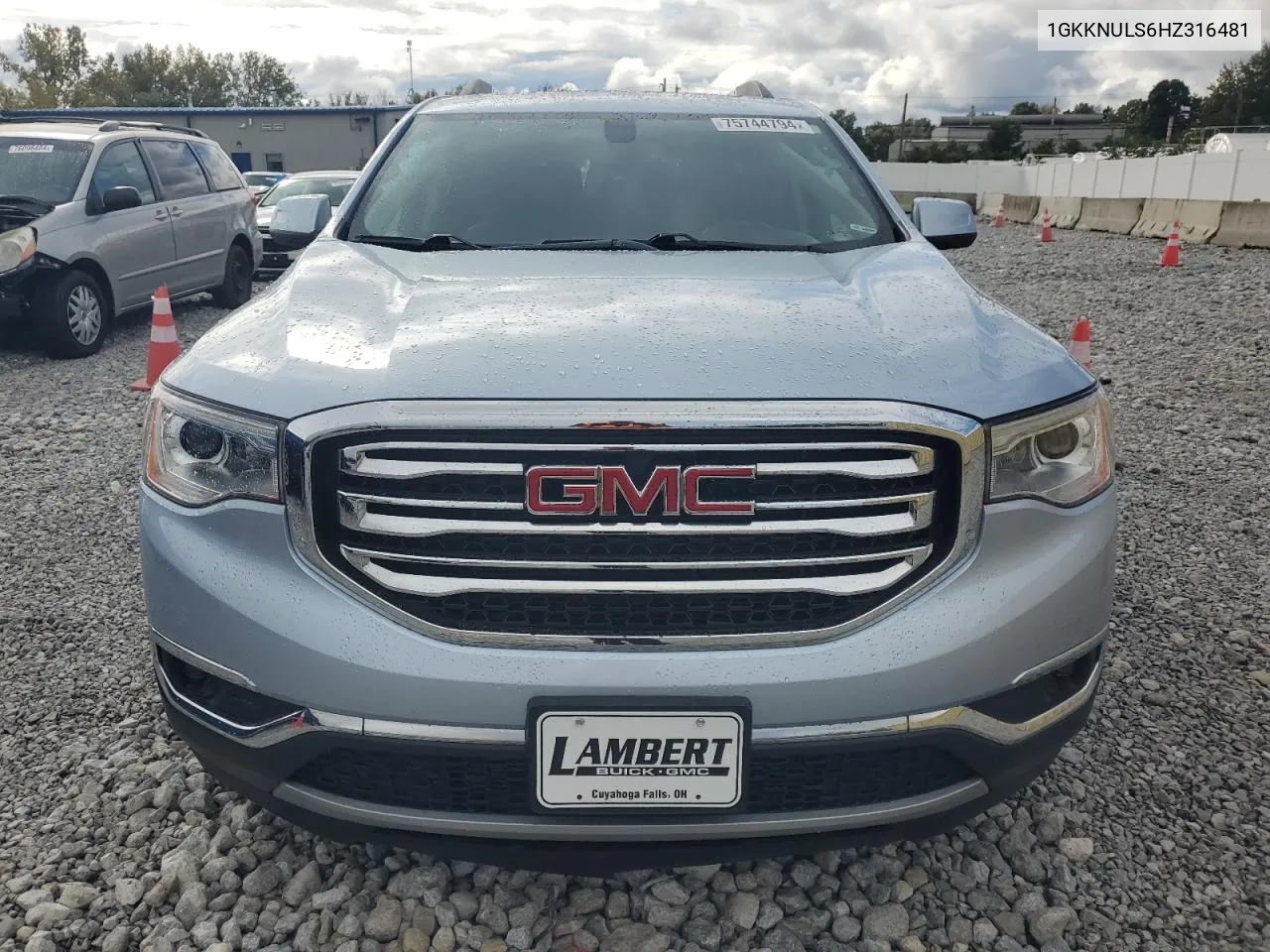 2017 GMC Acadia Slt-1 VIN: 1GKKNULS6HZ316481 Lot: 75744794