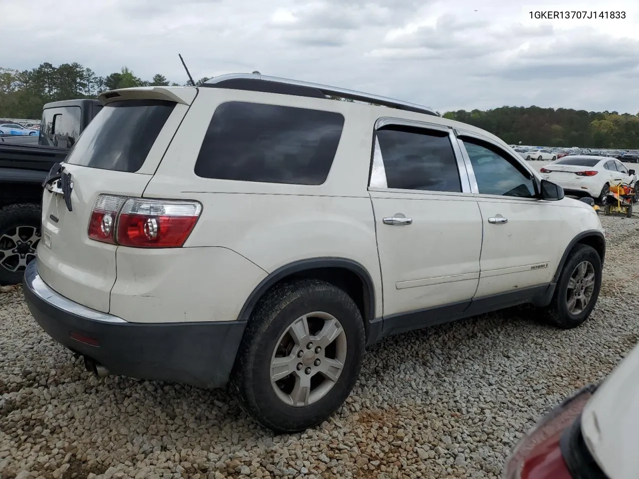 2007 GMC Acadia Sle VIN: 1GKER13707J141833 Lot: 49342964