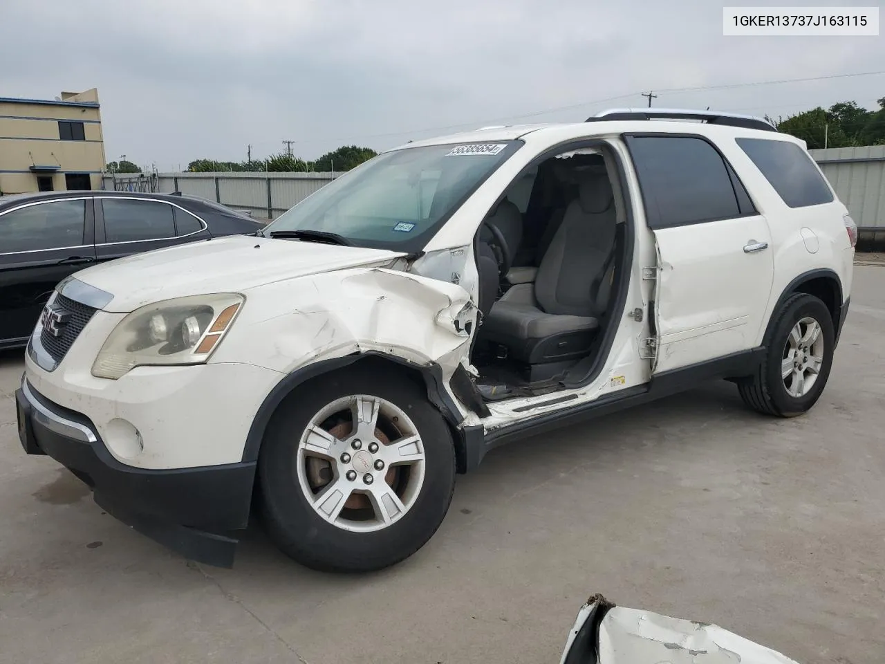 2007 GMC Acadia Sle VIN: 1GKER13737J163115 Lot: 56385654