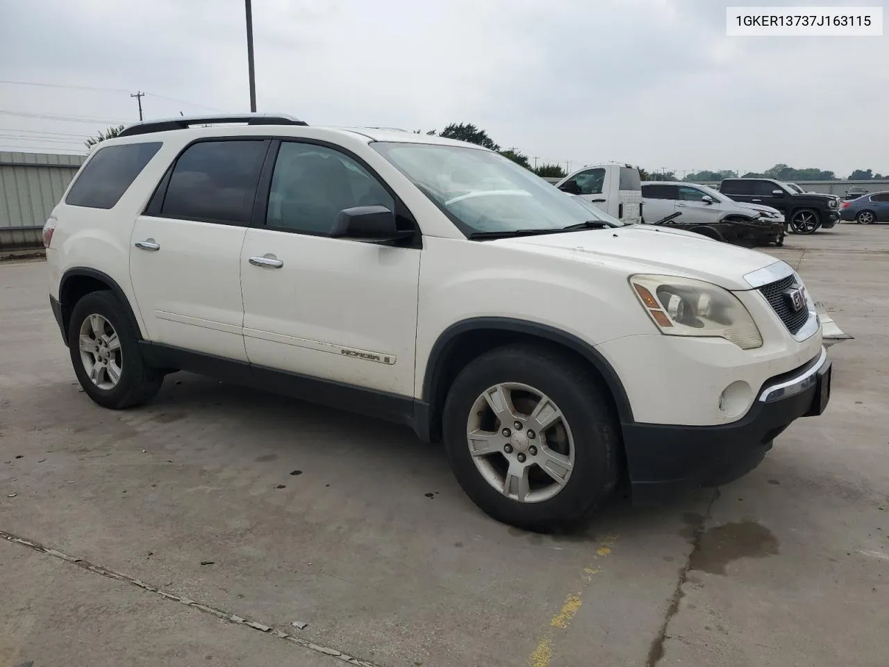 2007 GMC Acadia Sle VIN: 1GKER13737J163115 Lot: 56385654