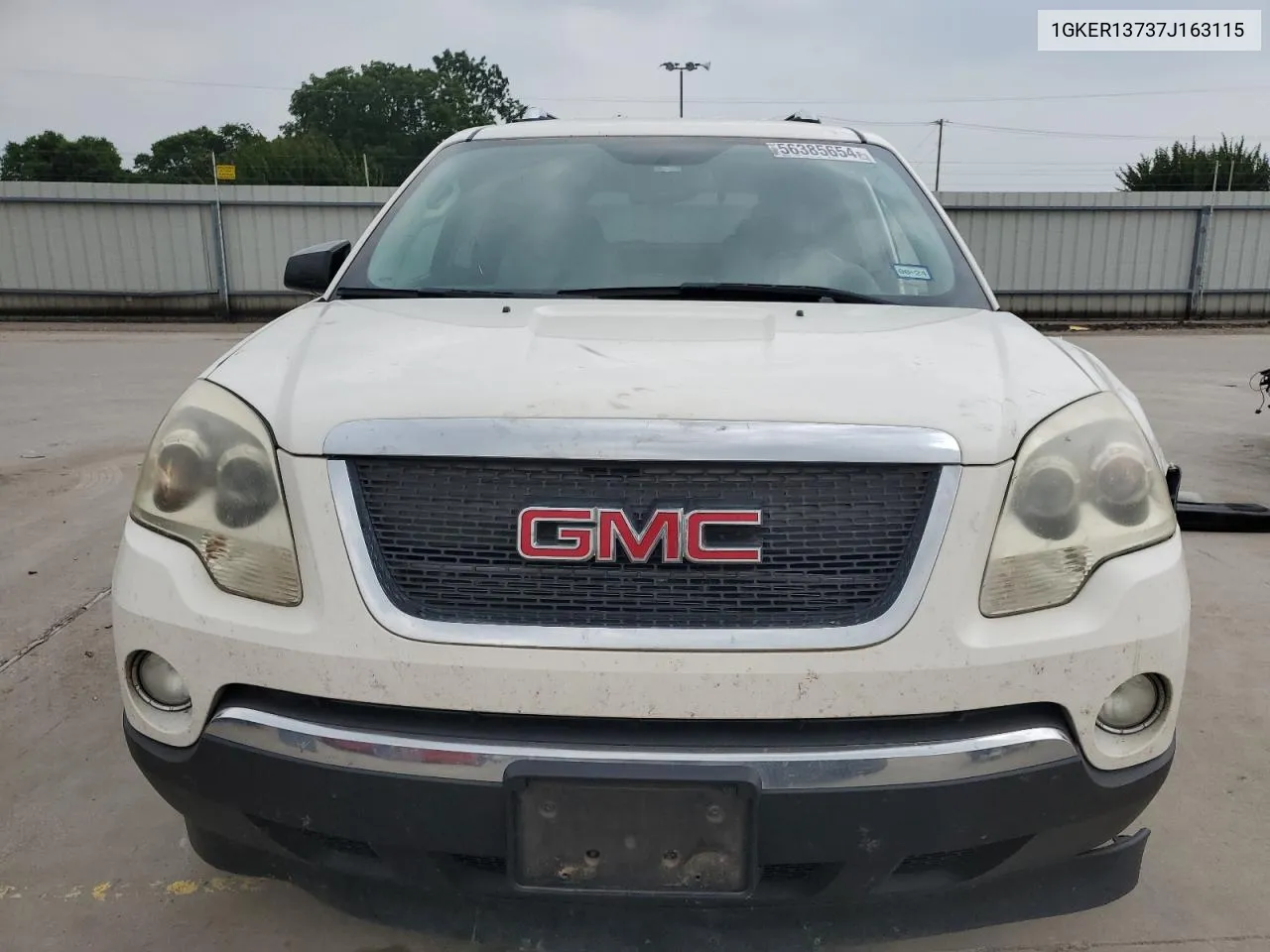 2007 GMC Acadia Sle VIN: 1GKER13737J163115 Lot: 56385654