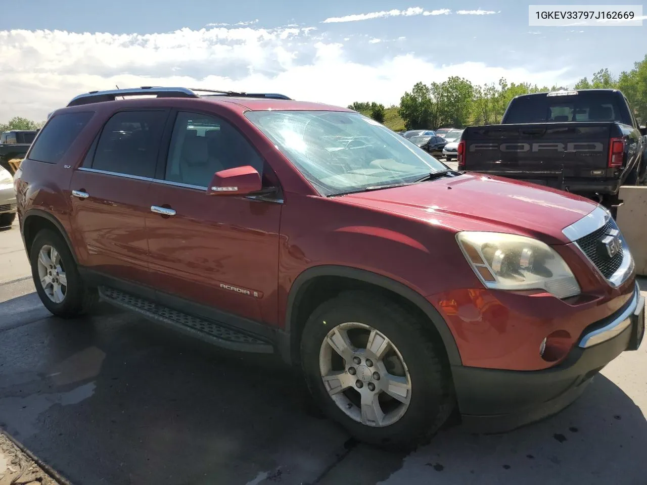 2007 GMC Acadia Slt-2 VIN: 1GKEV33797J162669 Lot: 59976344