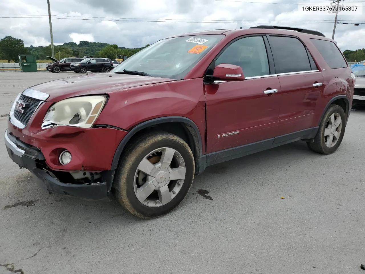 2007 GMC Acadia Slt-2 VIN: 1GKER33767J165307 Lot: 60875544