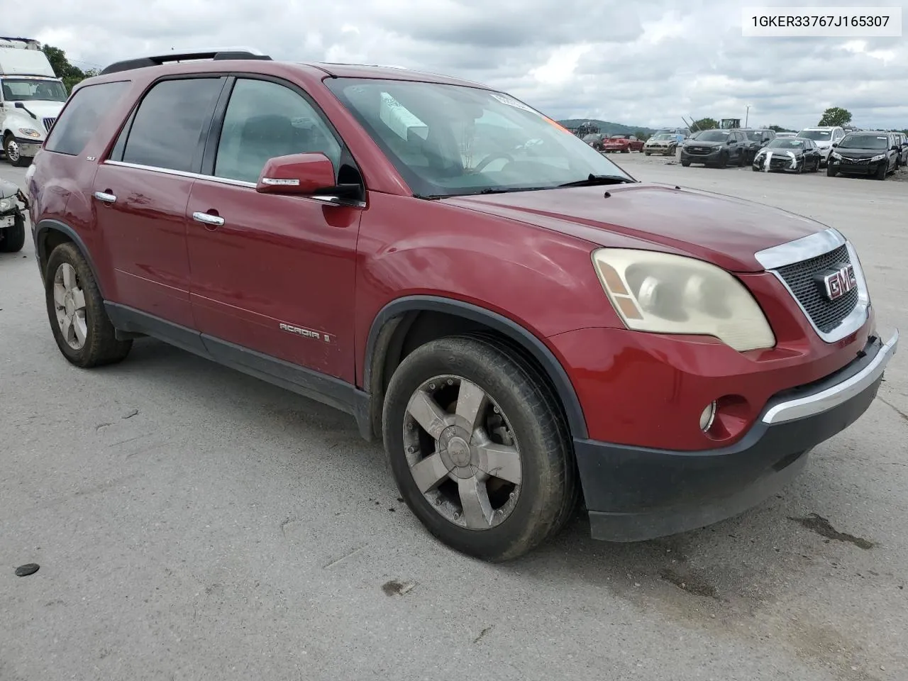 2007 GMC Acadia Slt-2 VIN: 1GKER33767J165307 Lot: 60875544