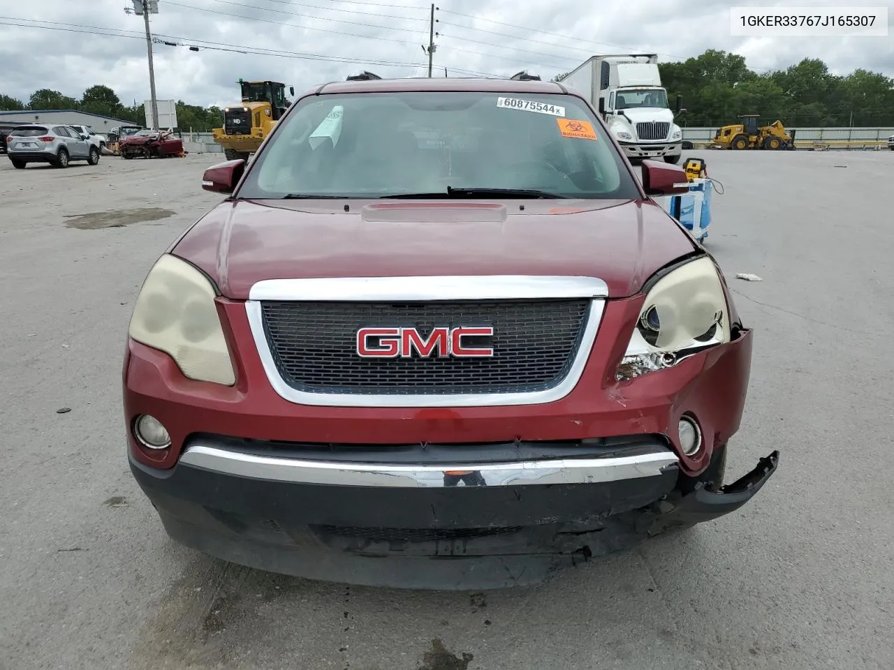 2007 GMC Acadia Slt-2 VIN: 1GKER33767J165307 Lot: 60875544