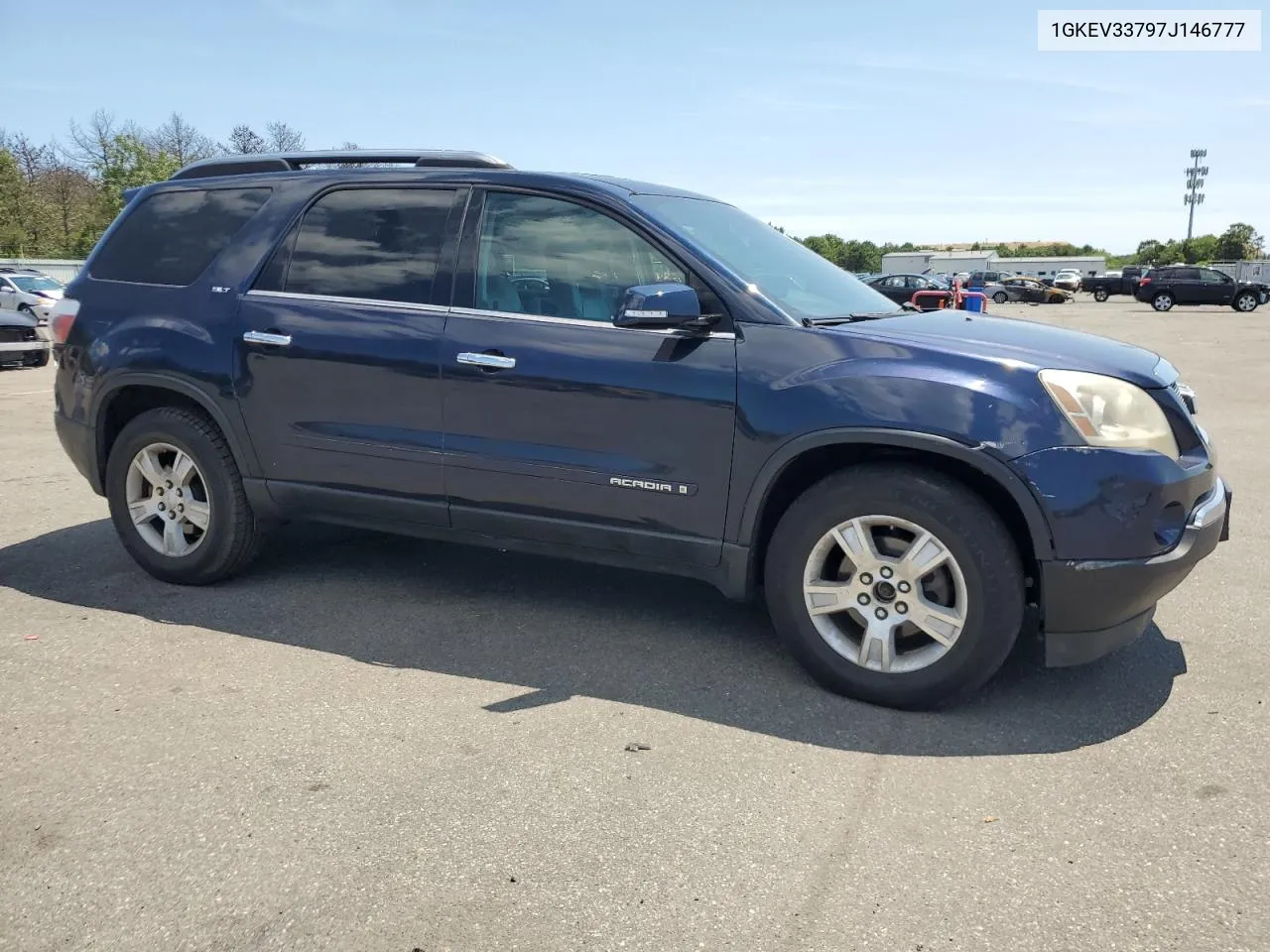 2007 GMC Acadia Slt-2 VIN: 1GKEV33797J146777 Lot: 63946294