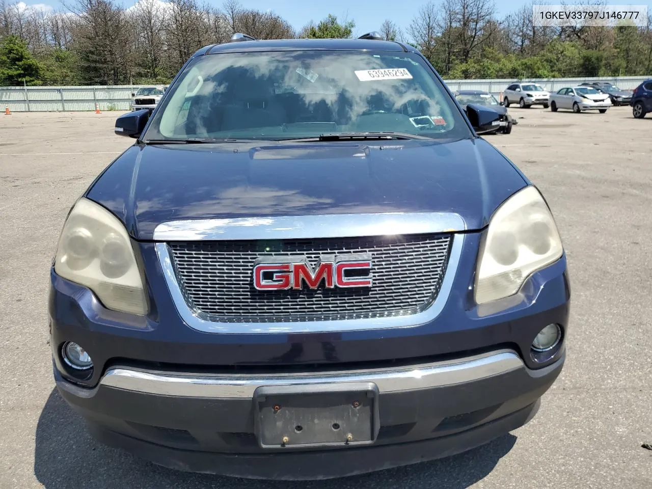 2007 GMC Acadia Slt-2 VIN: 1GKEV33797J146777 Lot: 63946294