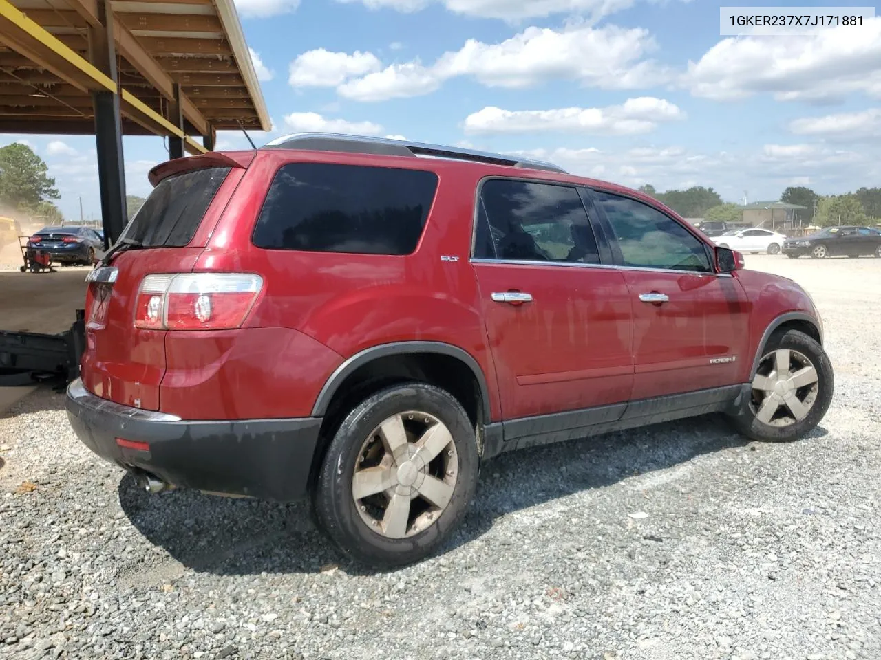 2007 GMC Acadia Slt-1 VIN: 1GKER237X7J171881 Lot: 68009224