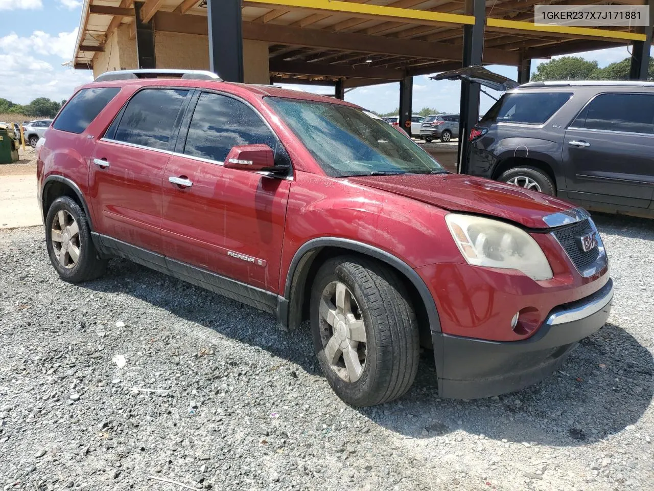 2007 GMC Acadia Slt-1 VIN: 1GKER237X7J171881 Lot: 68009224