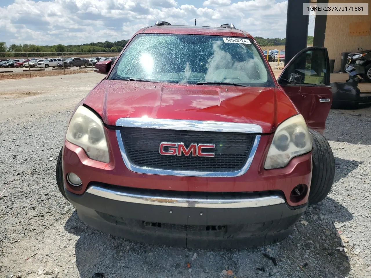 2007 GMC Acadia Slt-1 VIN: 1GKER237X7J171881 Lot: 68009224