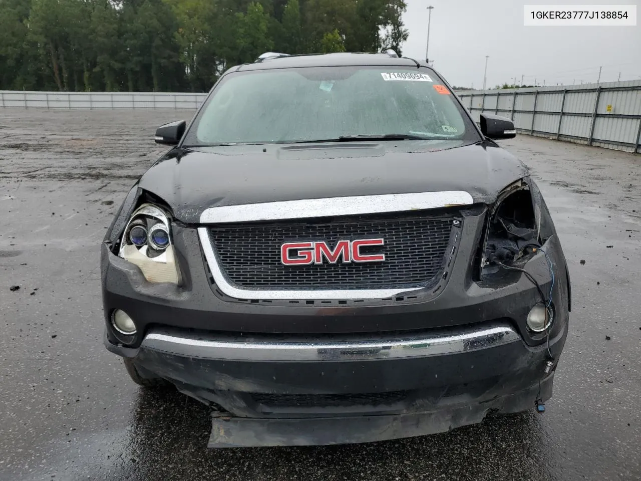 2007 GMC Acadia Slt-1 VIN: 1GKER23777J138854 Lot: 71409694