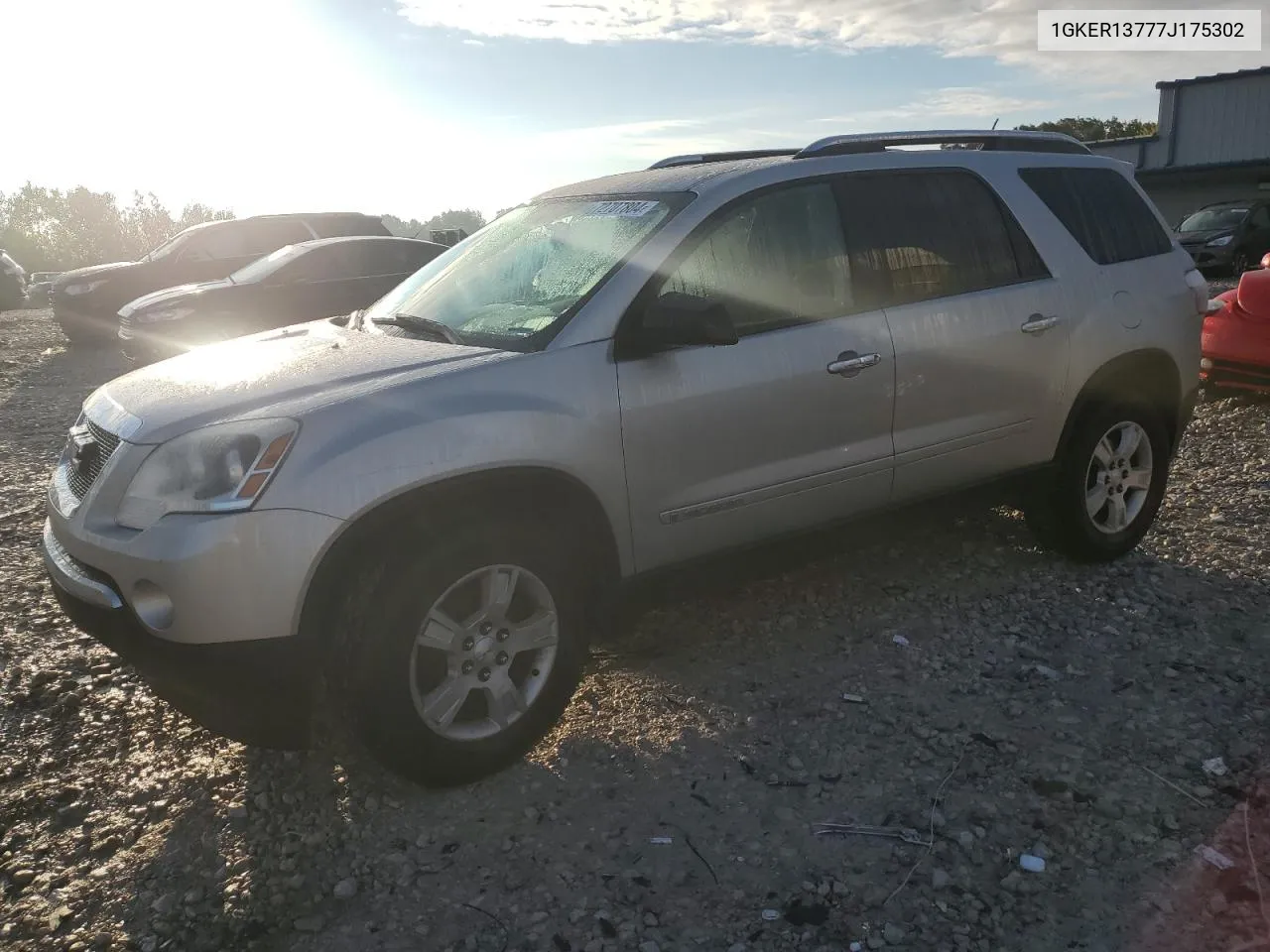 2007 GMC Acadia Sle VIN: 1GKER13777J175302 Lot: 72707804