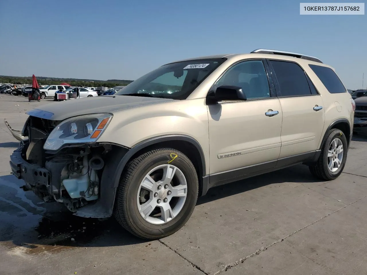 2007 GMC Acadia Sle VIN: 1GKER13787J157682 Lot: 74080124