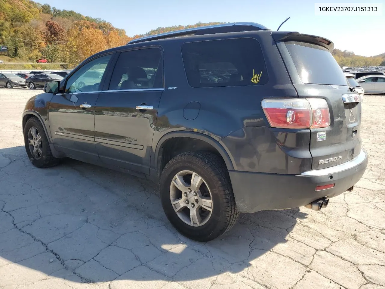 2007 GMC Acadia Slt-1 VIN: 1GKEV23707J151313 Lot: 76105494