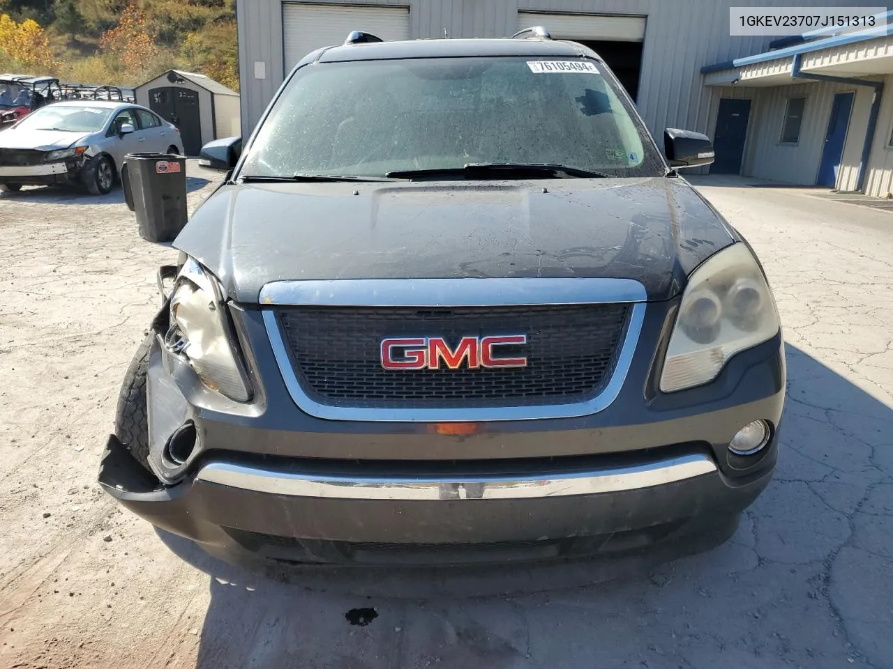 2007 GMC Acadia Slt-1 VIN: 1GKEV23707J151313 Lot: 76105494