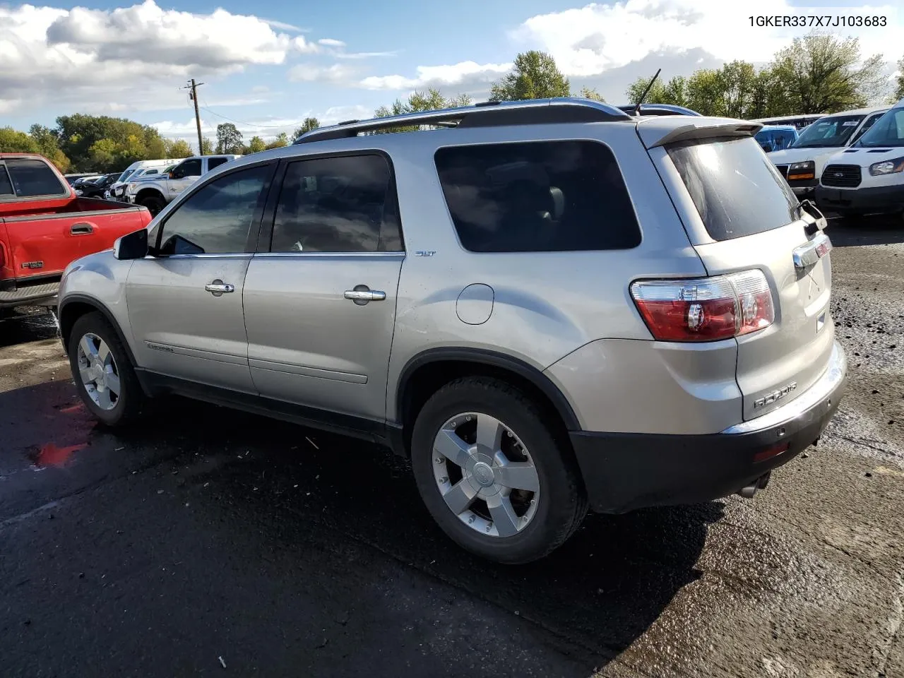 2007 GMC Acadia Slt-2 VIN: 1GKER337X7J103683 Lot: 76881774