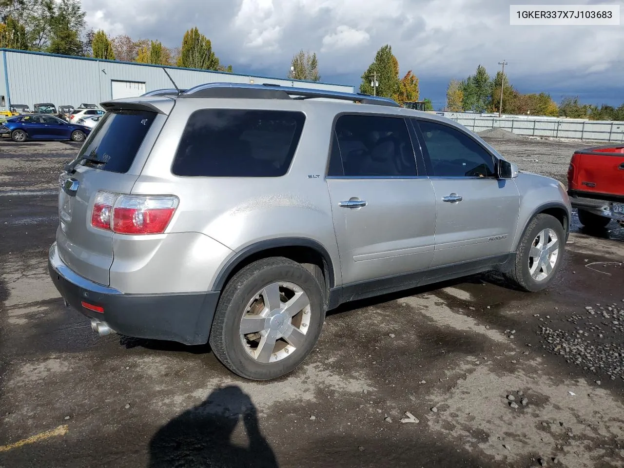 2007 GMC Acadia Slt-2 VIN: 1GKER337X7J103683 Lot: 76881774