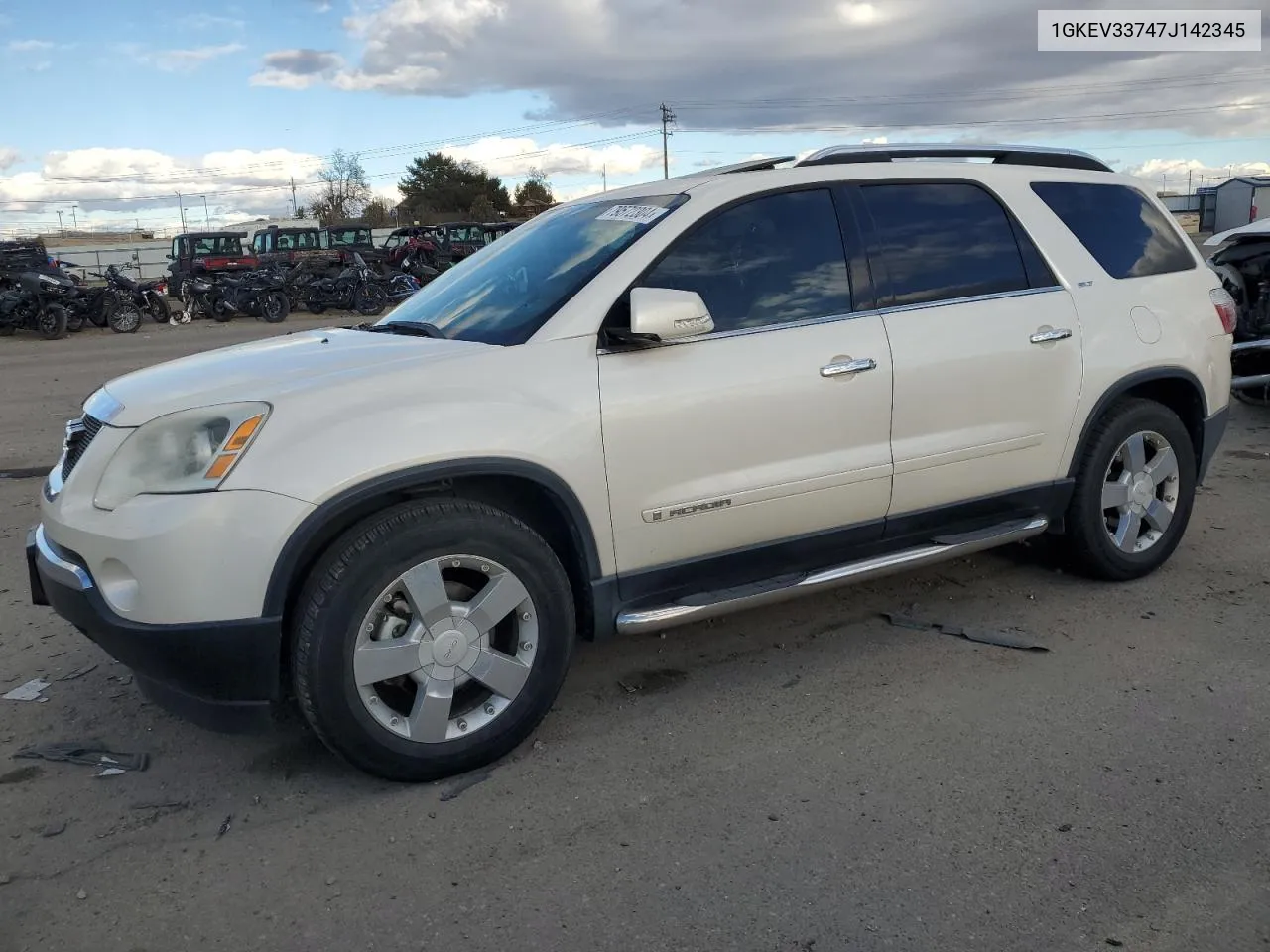 2007 GMC Acadia Slt-2 VIN: 1GKEV33747J142345 Lot: 79572304