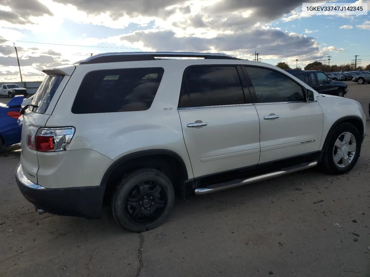 2007 GMC Acadia Slt-2 VIN: 1GKEV33747J142345 Lot: 79572304