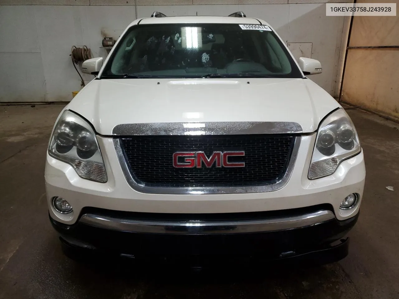 2008 GMC Acadia Slt-2 VIN: 1GKEV33758J243928 Lot: 53990474