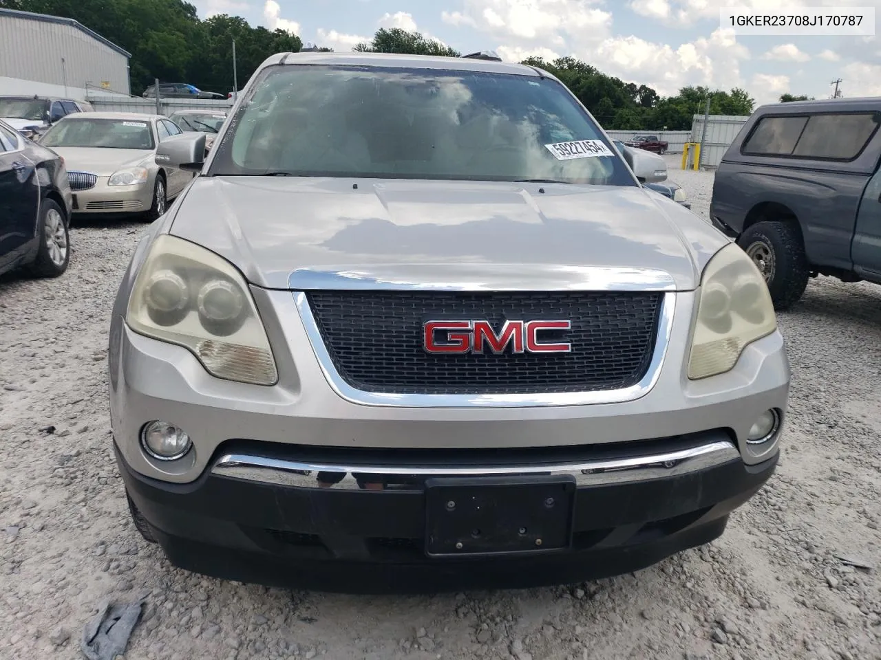 2008 GMC Acadia Slt-1 VIN: 1GKER23708J170787 Lot: 59227454