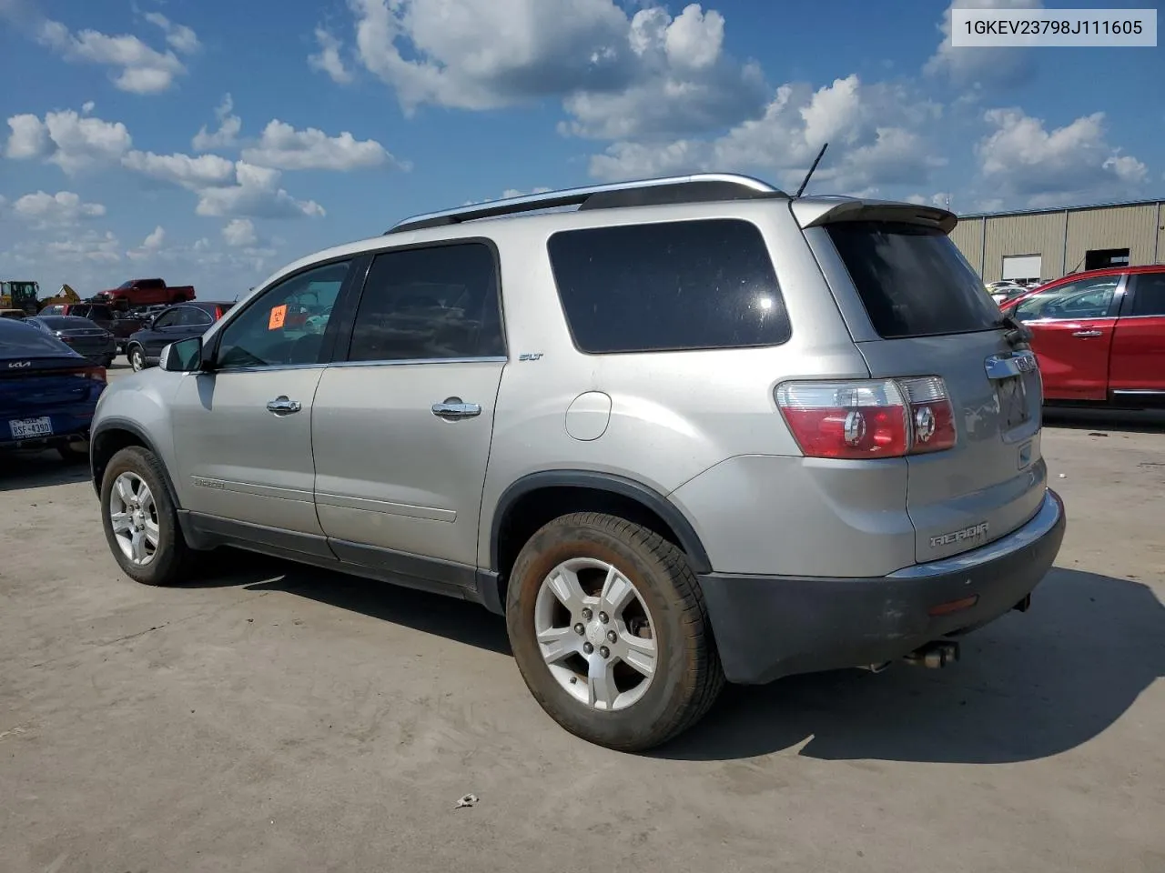 2008 GMC Acadia Slt-1 VIN: 1GKEV23798J111605 Lot: 64699064