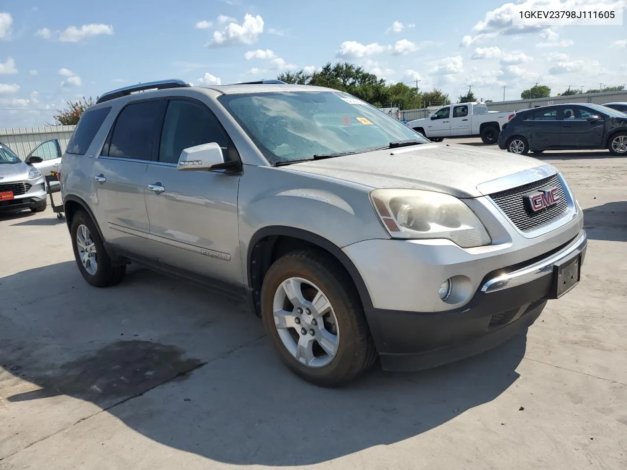 2008 GMC Acadia Slt-1 VIN: 1GKEV23798J111605 Lot: 64699064