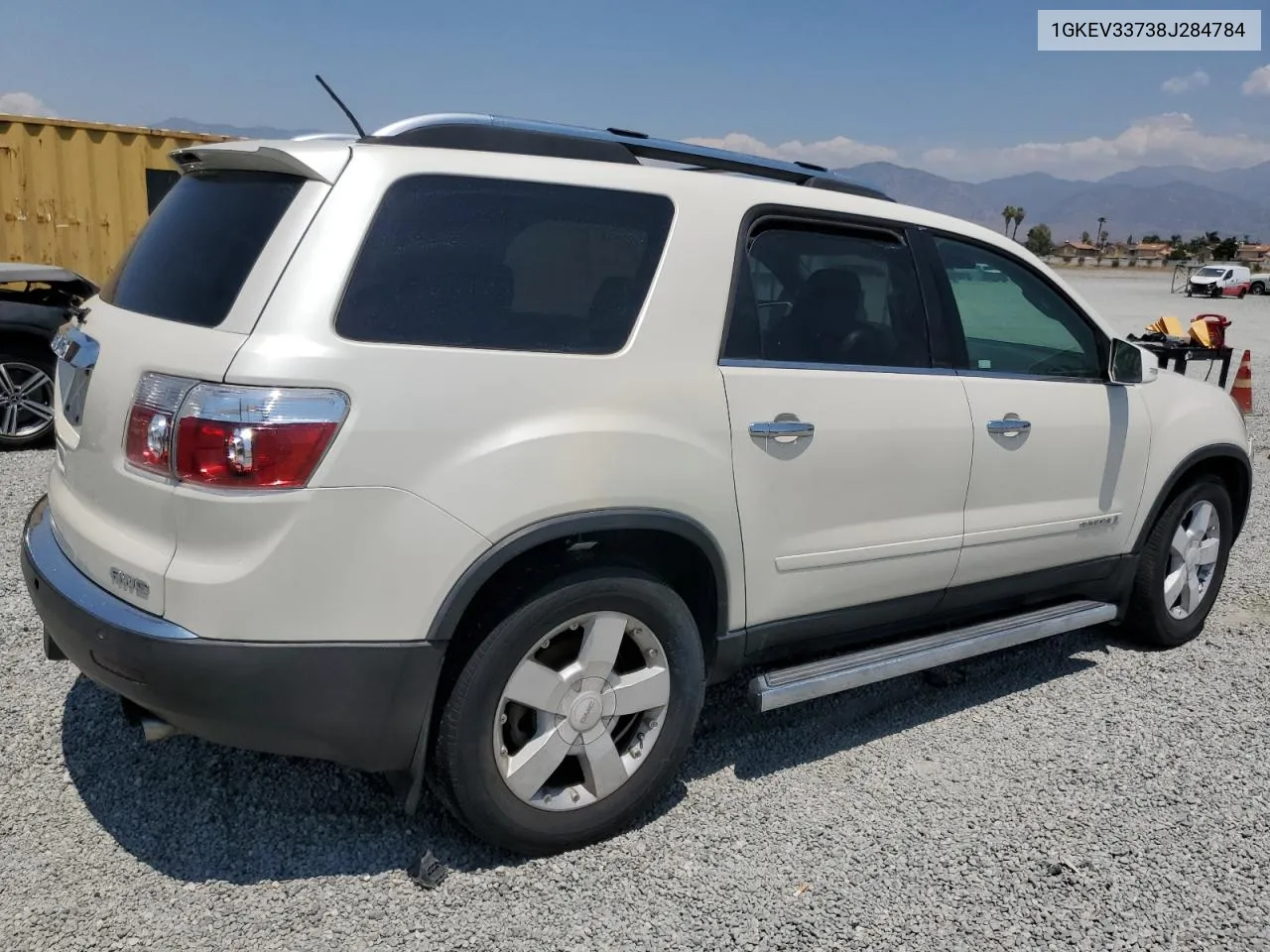 2008 GMC Acadia Slt-2 VIN: 1GKEV33738J284784 Lot: 64785264