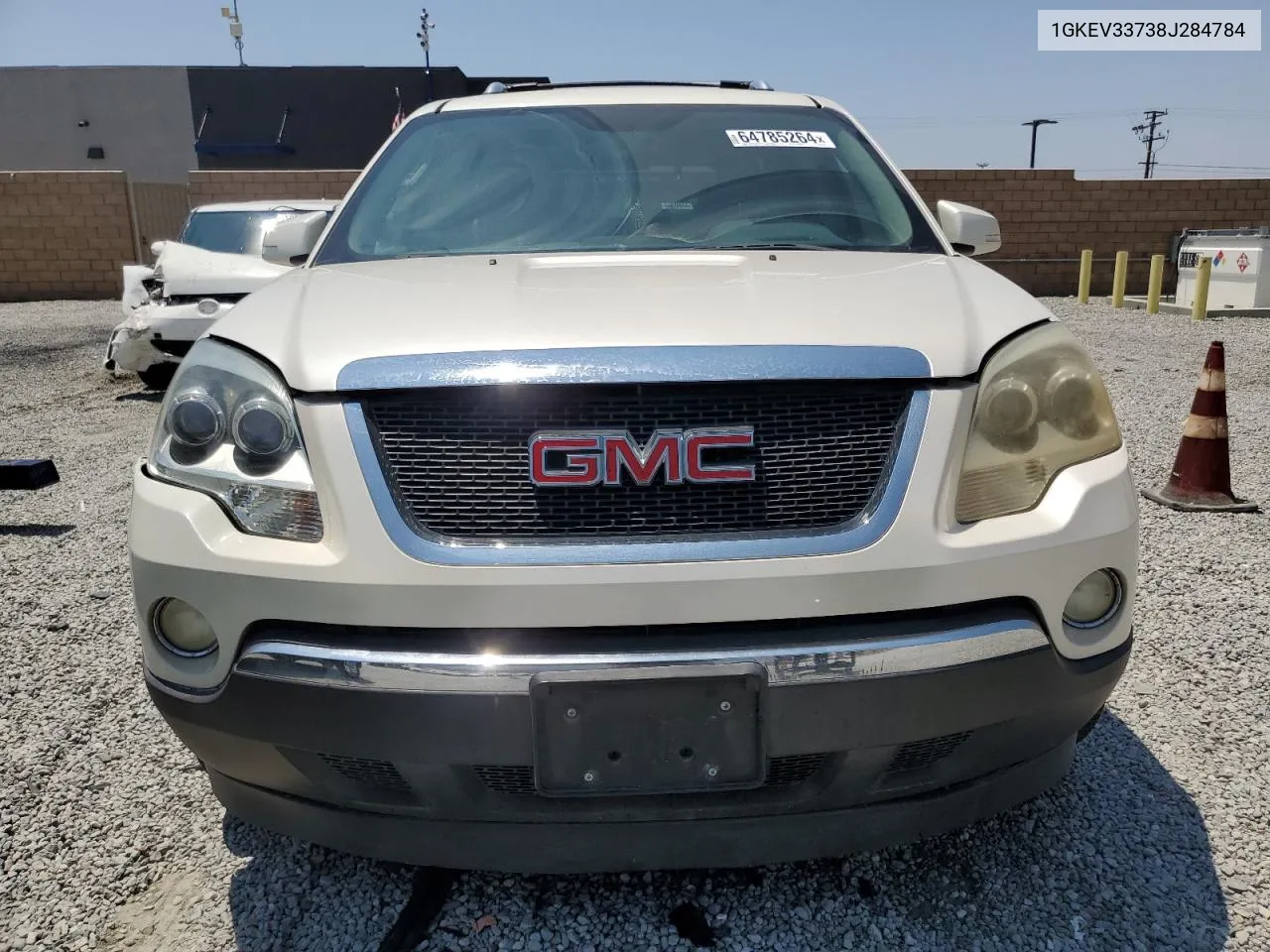 2008 GMC Acadia Slt-2 VIN: 1GKEV33738J284784 Lot: 64785264