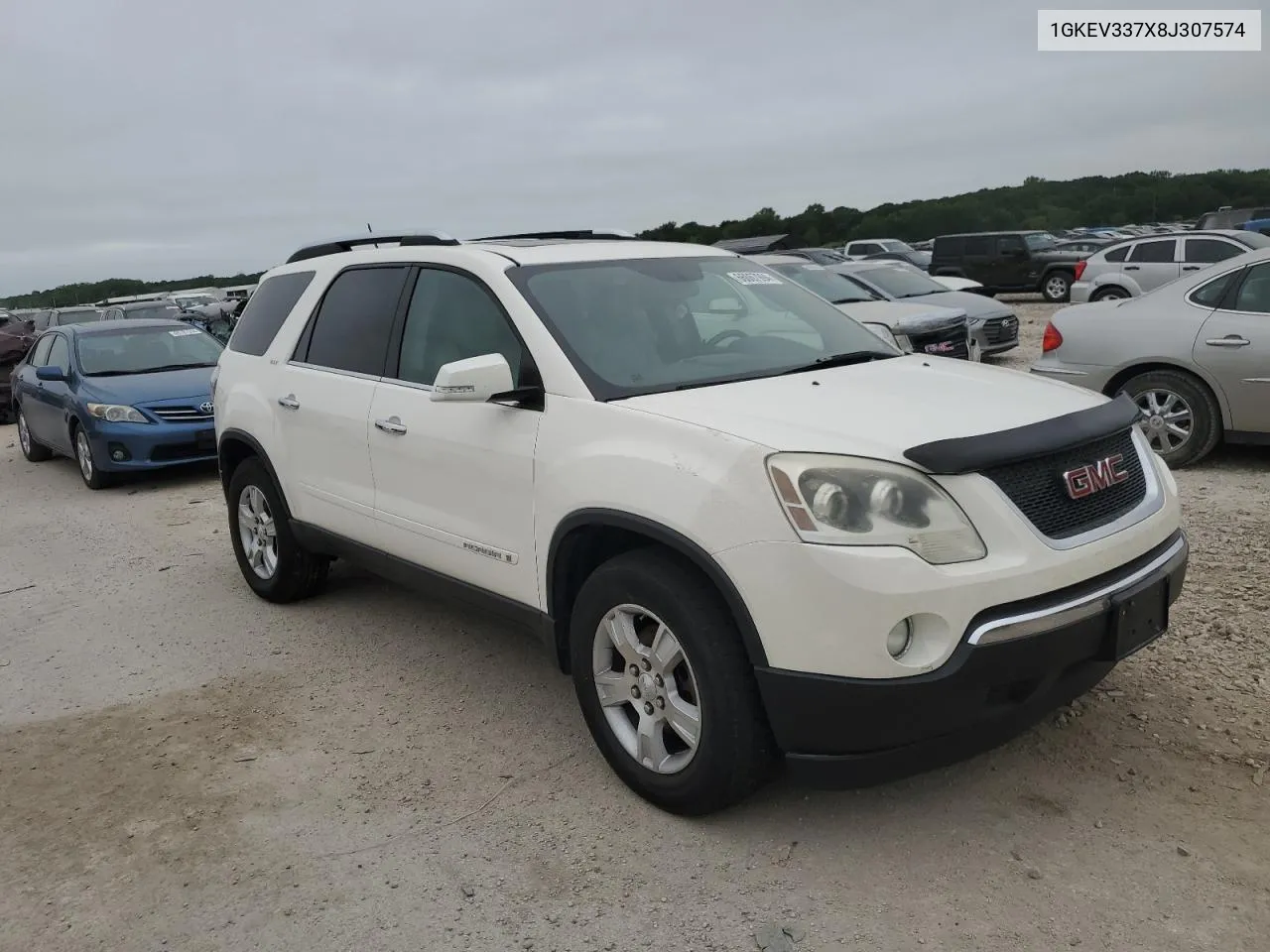 2008 GMC Acadia Slt-2 VIN: 1GKEV337X8J307574 Lot: 66067994