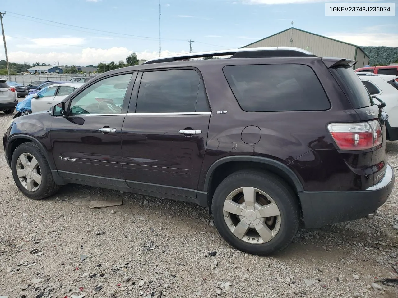 2008 GMC Acadia Slt-1 VIN: 1GKEV23748J236074 Lot: 67529654