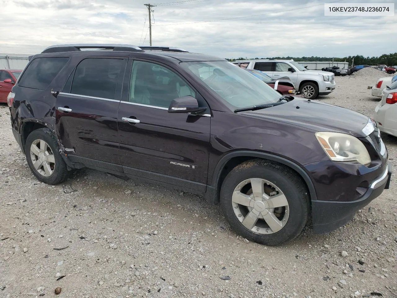 2008 GMC Acadia Slt-1 VIN: 1GKEV23748J236074 Lot: 67529654