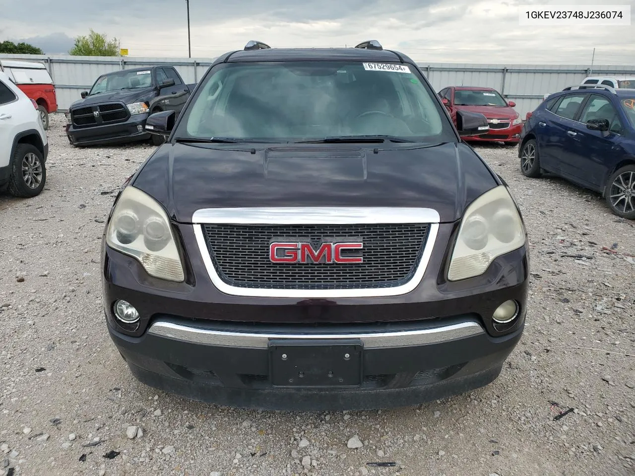 2008 GMC Acadia Slt-1 VIN: 1GKEV23748J236074 Lot: 67529654