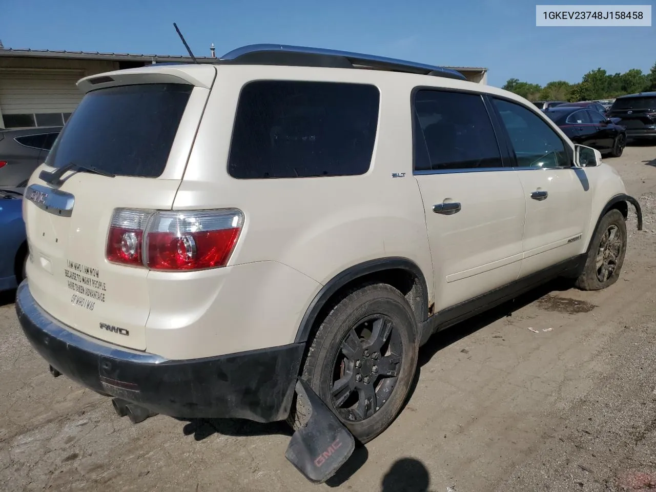 1GKEV23748J158458 2008 GMC Acadia Slt-1