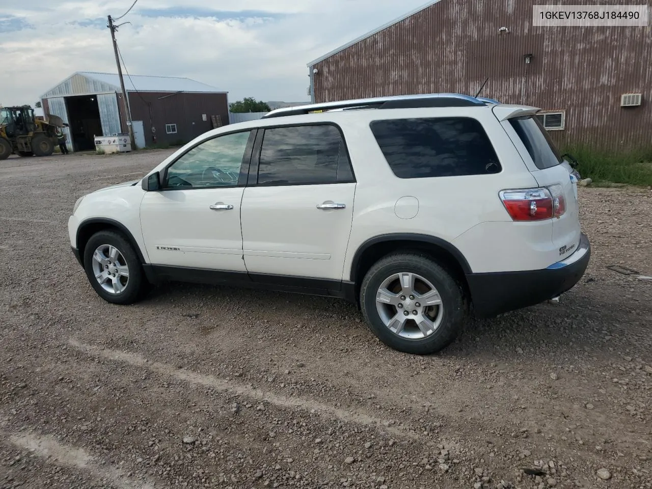 2008 GMC Acadia Sle VIN: 1GKEV13768J184490 Lot: 68764054