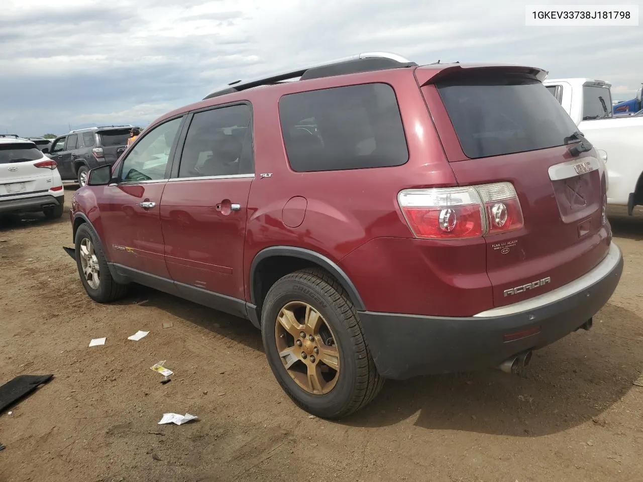 2008 GMC Acadia Slt-2 VIN: 1GKEV33738J181798 Lot: 69050634