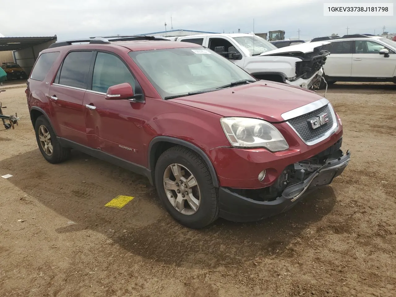 2008 GMC Acadia Slt-2 VIN: 1GKEV33738J181798 Lot: 69050634