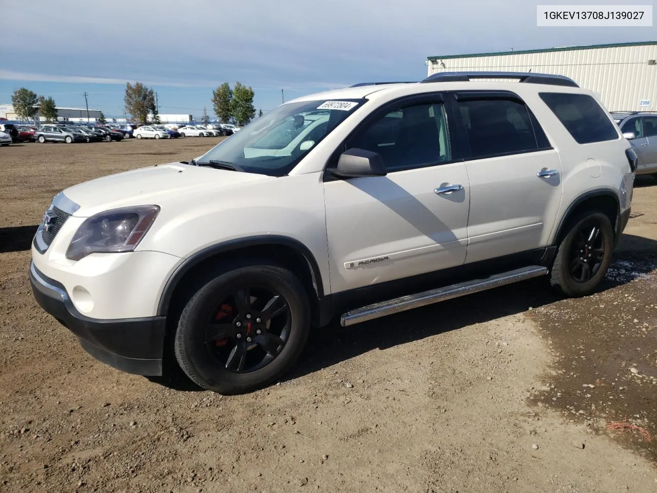 2008 GMC Acadia Sle VIN: 1GKEV13708J139027 Lot: 69972804