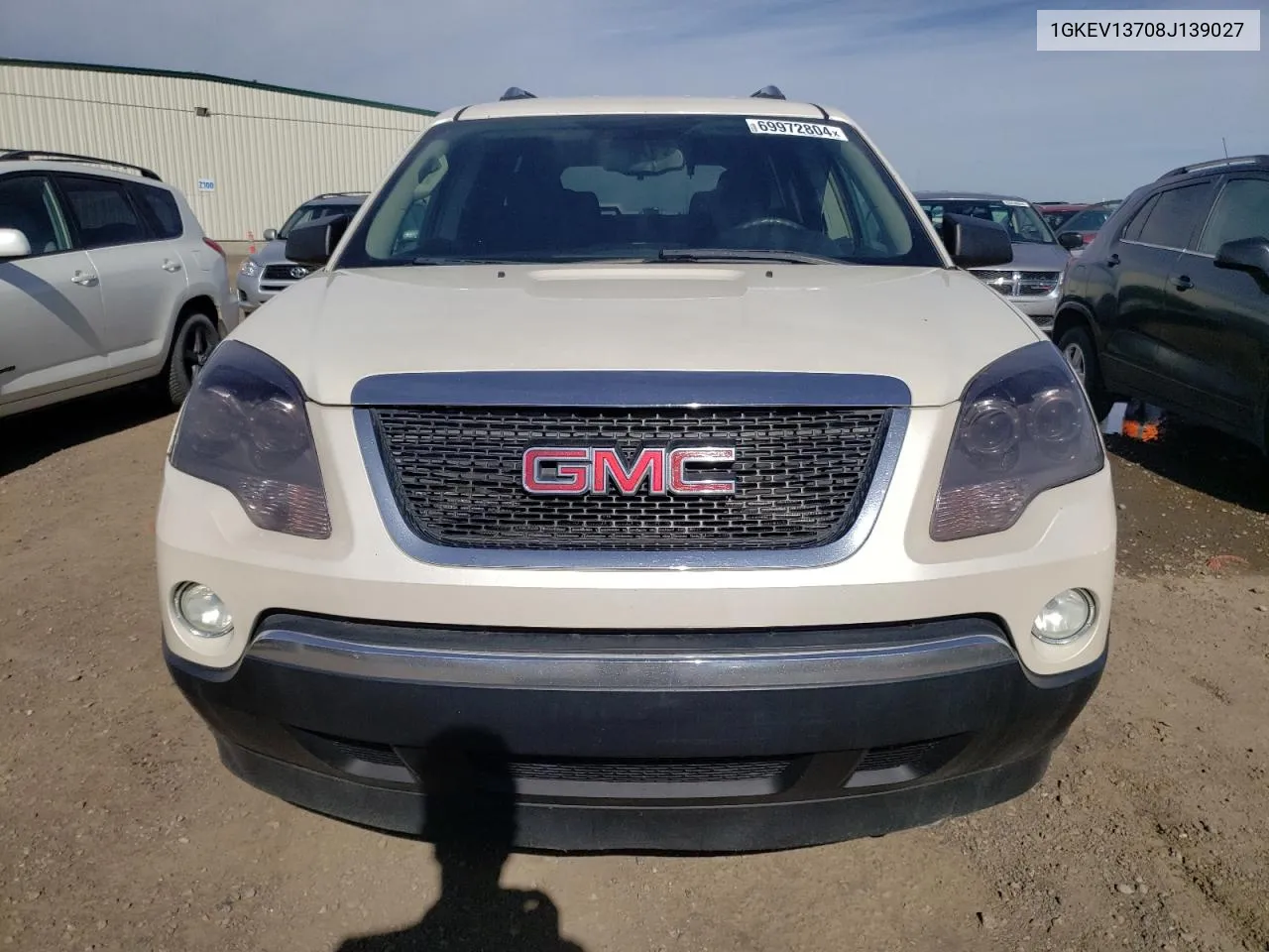 2008 GMC Acadia Sle VIN: 1GKEV13708J139027 Lot: 69972804