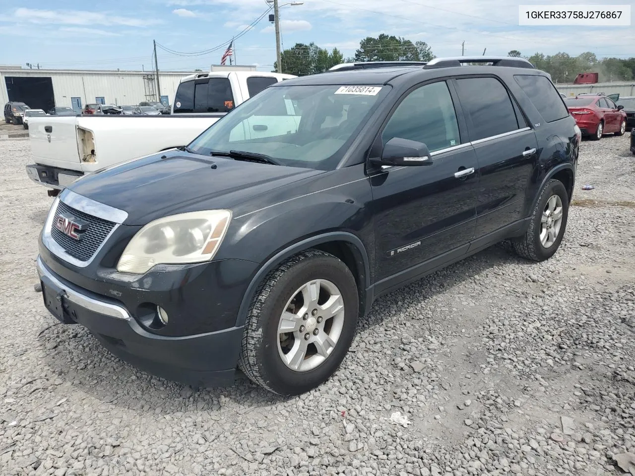 2008 GMC Acadia Slt-2 VIN: 1GKER33758J276867 Lot: 71035814