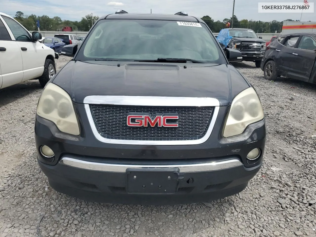 2008 GMC Acadia Slt-2 VIN: 1GKER33758J276867 Lot: 71035814